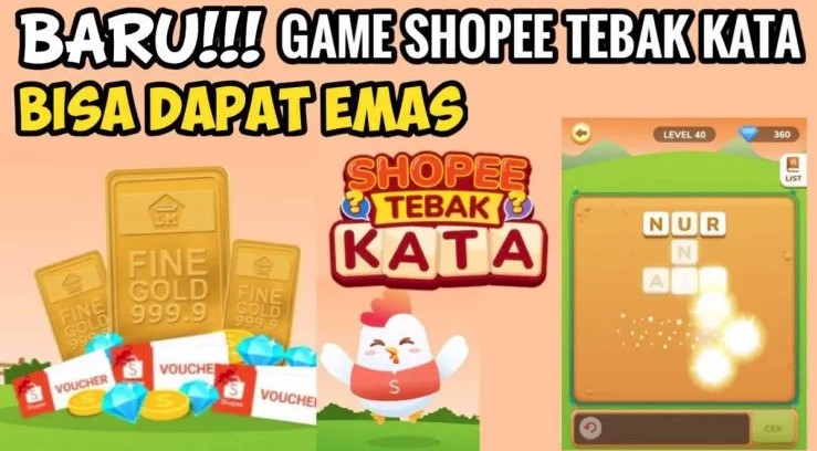 Kunci Jawaban Shopee Tebak Kata Hari Ini