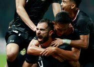 Jordi Amat Sukses Lesahkan Gol Perdana Debut Untuk Timnas Indonesia, sumber gambar : Bola.com